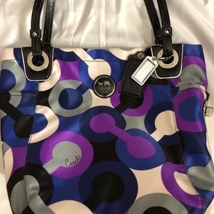 Authentic Coach Alex Tote in Satin